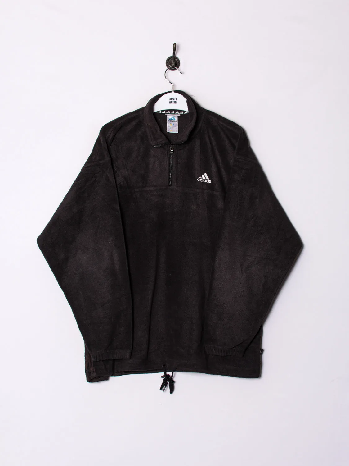 Adidas Black 1/3 Zipper Fleece