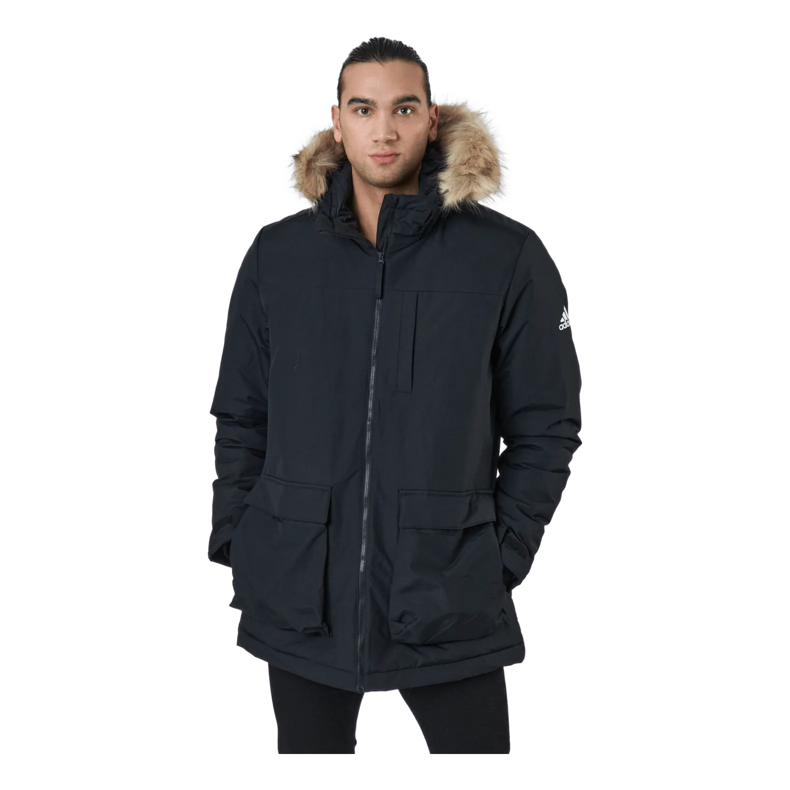 Adidas Hooded Parka Black