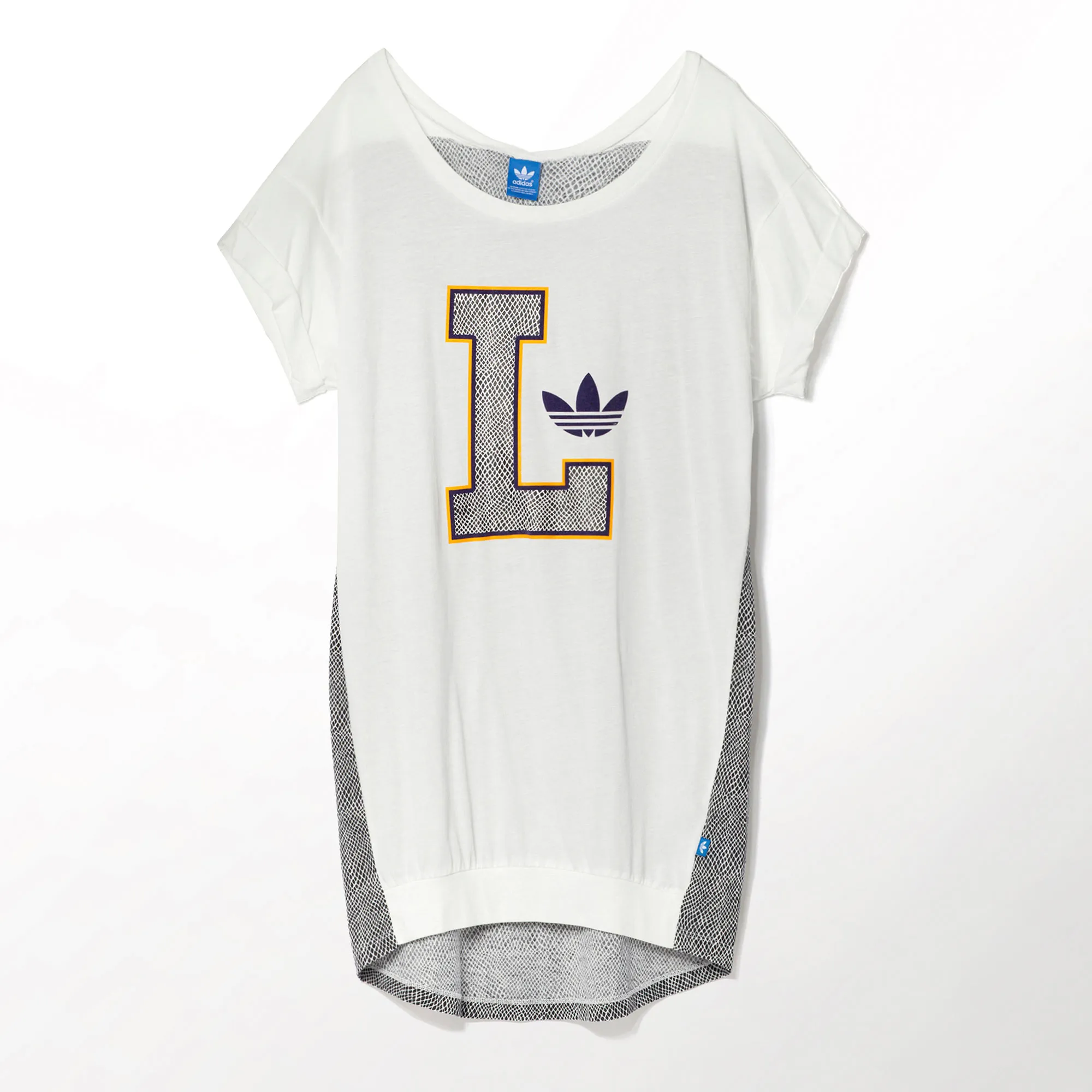 Adidas Original Mujer Vestido Lakers (blanco/gris)