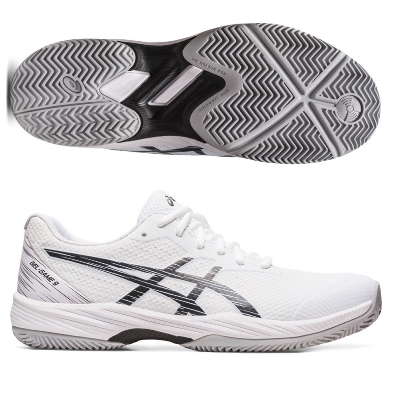 Asics Gel Game 9 Padel white black 2023