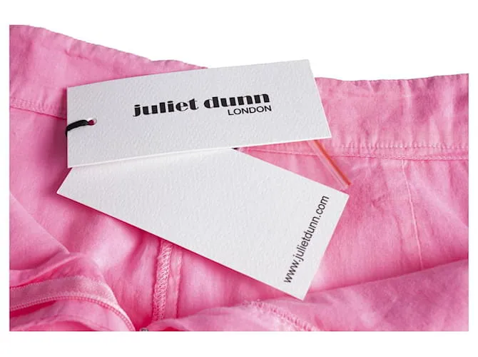 Autre Marque Juliette Dunn, Pantalón corto rosa con bordado.. 