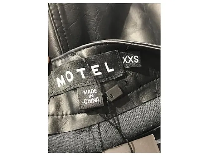 Autre Marque Pantalón MOTEL T.Internacional XXS Sintético Negro 