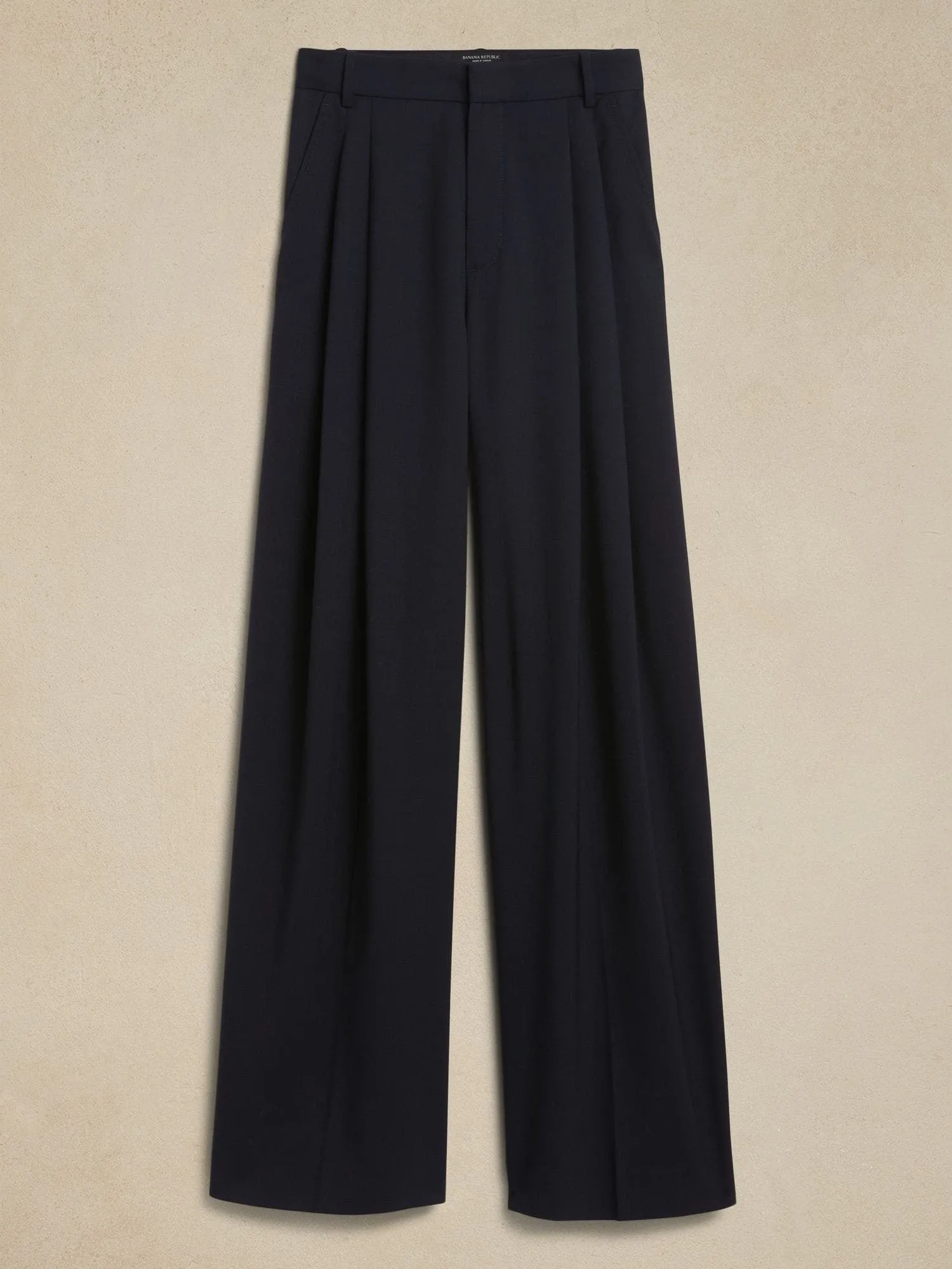 BANANA REPUBLIC PANTALÓN MUJER SIENA WIDE-LEG ITALIAN WOOL