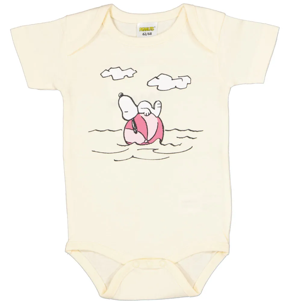 Body de bebé Snoopy Manga corta