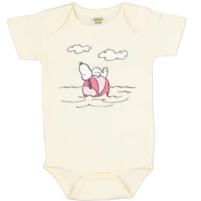 Body de bebé Snoopy Manga corta