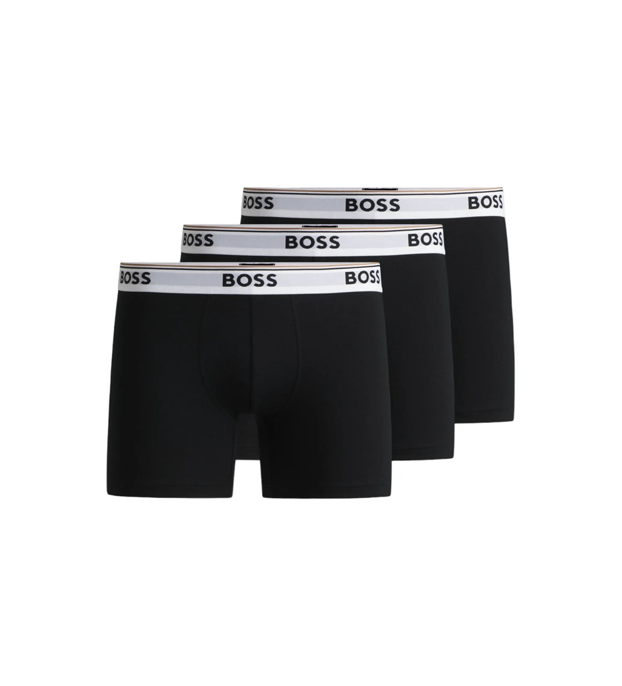 BOSS PACK 3 BÓXERS LOGOTIPO NEGRO