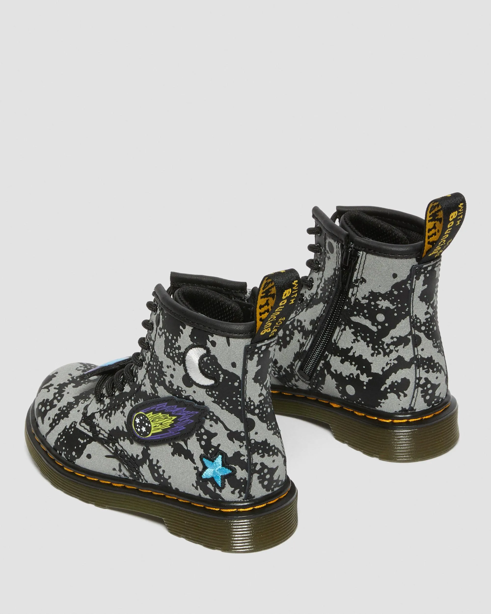 Botas 1460 Space Hydro para niños en piel