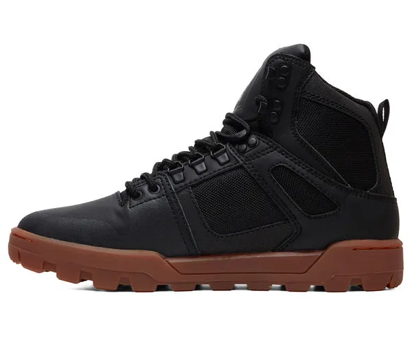 Botas altas impermeables DC SHOES para hombre PURE HIGH-TOP WR BOOT Blak/Gum (BGM) Ref. ADYB100006 Negro/goma