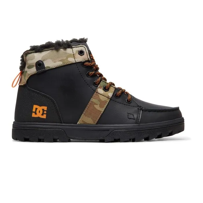 Botas altas impermeables nieve borrego DC SHOES para hombre WOODLAND Black/multi (KMI) Ref. 303241 negra/camuflaje