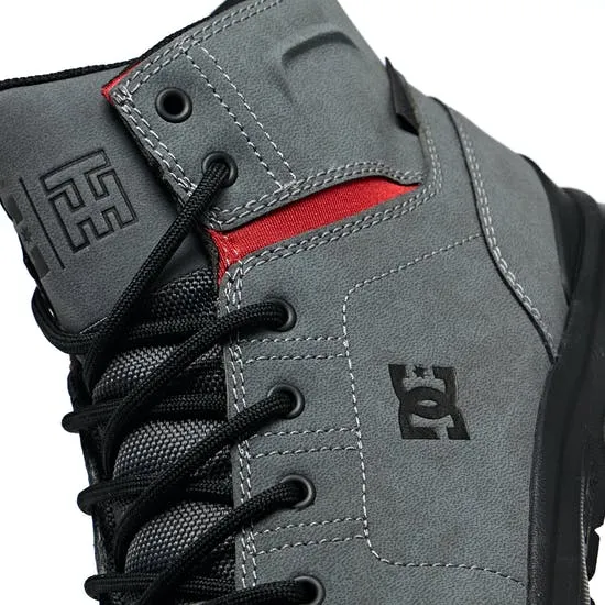 Botas altas impermeables nieve DC SHOES para hombre TORSTEIN GREY/BLACK/RED Ref. ADYB700026 gris/roja/negra