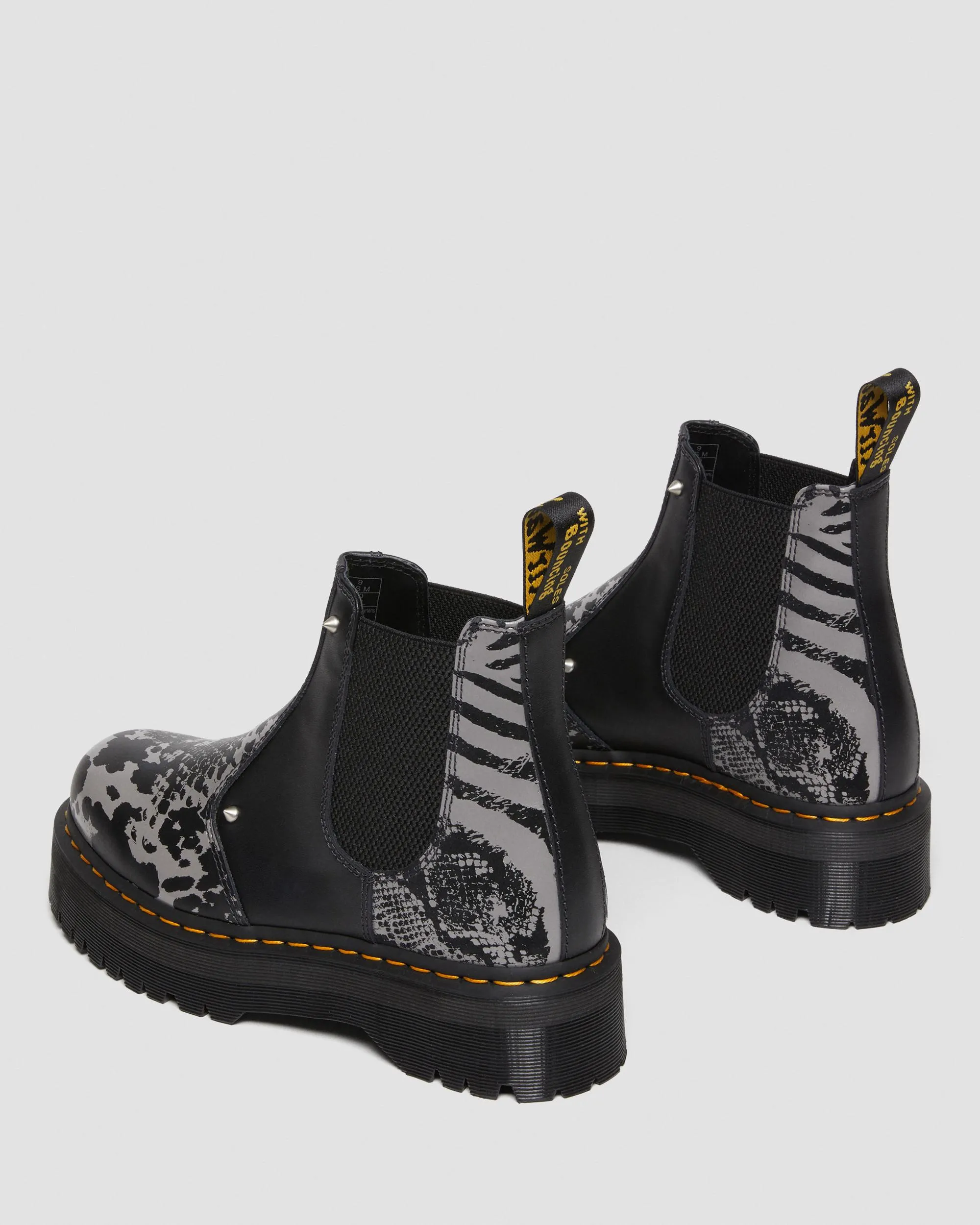 Botas con plataforma 2976 Quad con estampado animal