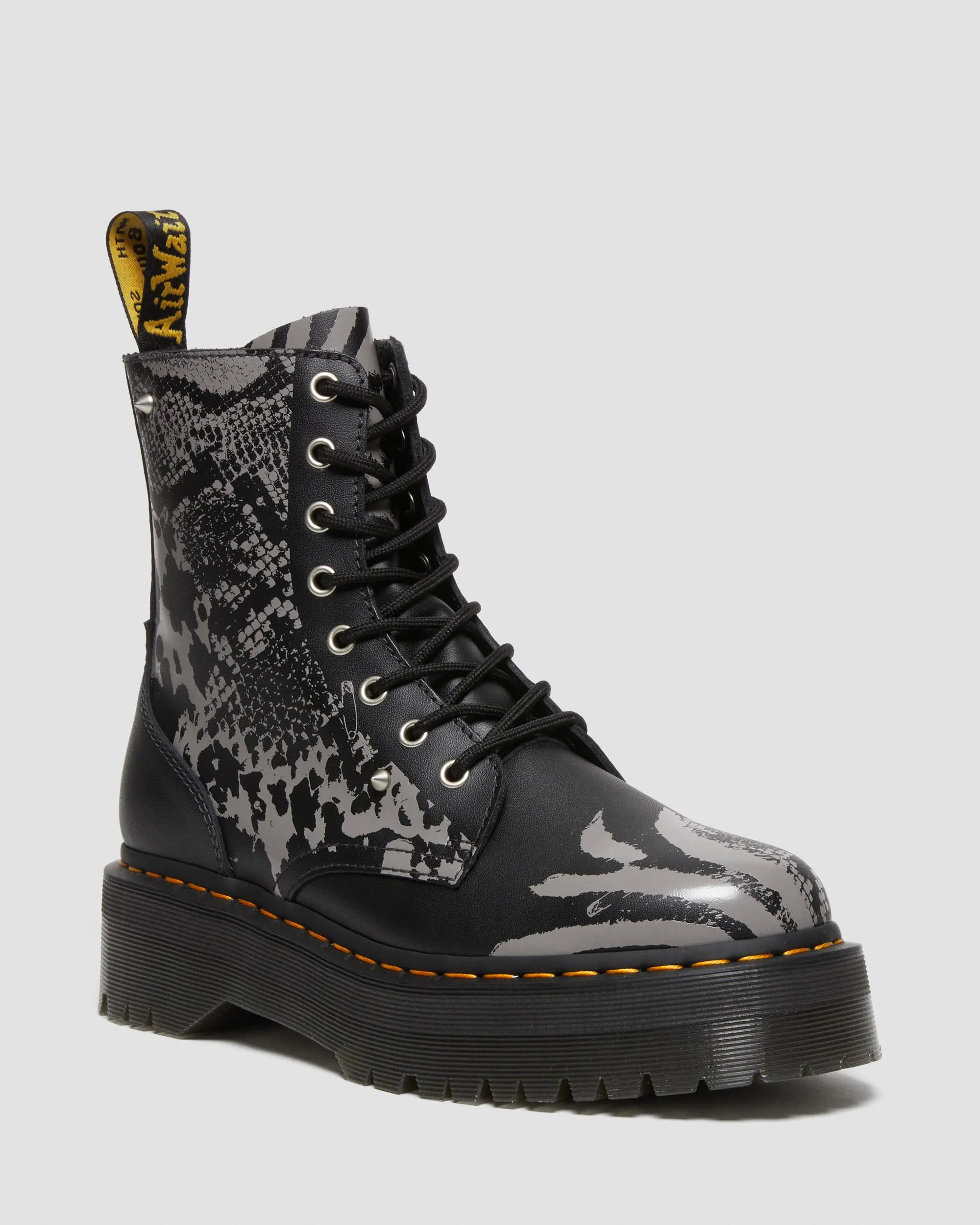 Botas con plataforma Jadon Animal Clash en piel