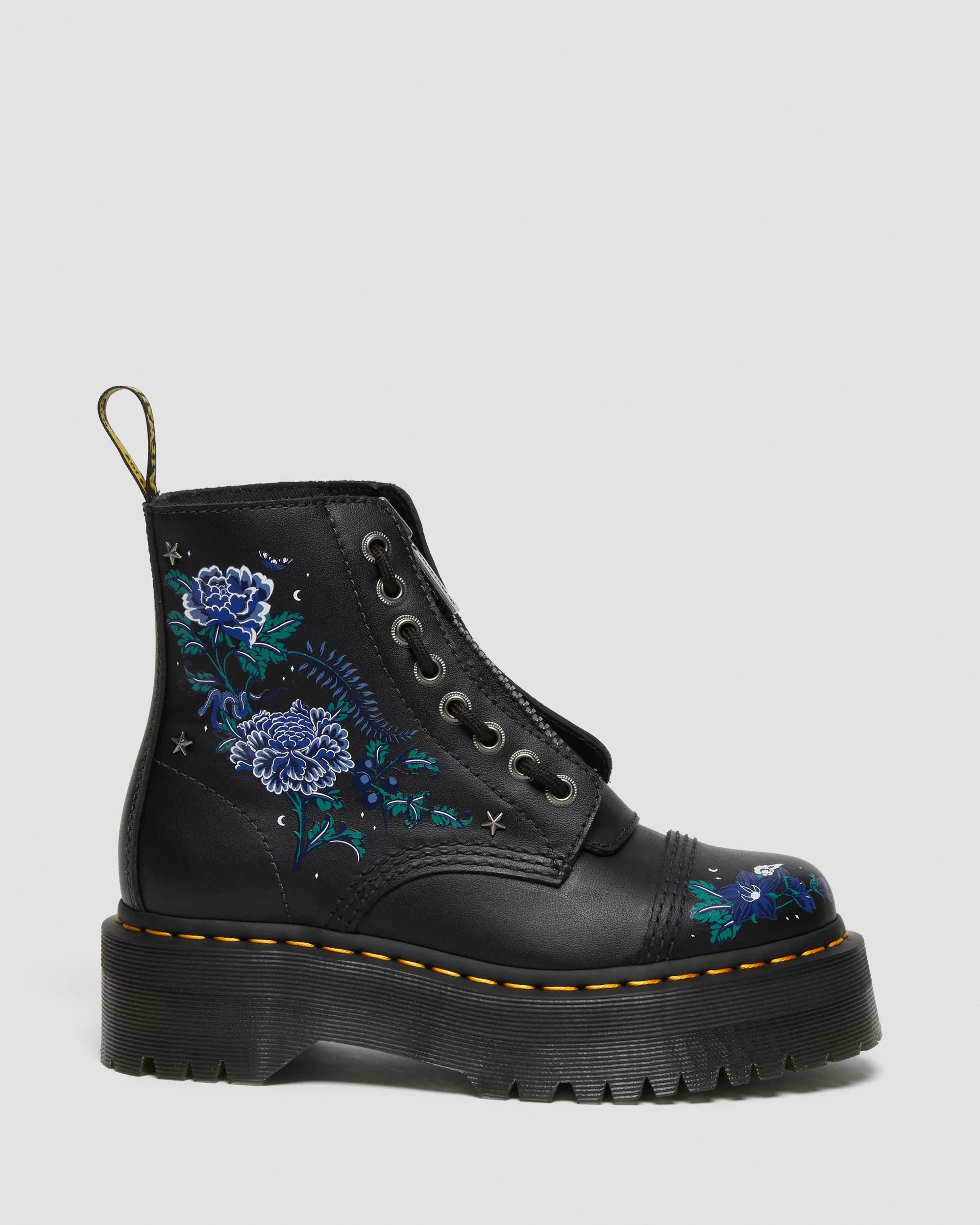 Botas con plataforma Sinclair Mystic Floral en piel