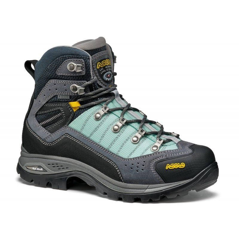 Botas de montaña Asolo Drifter I Evo GV (GREY/BROOK GREEN) Mujer