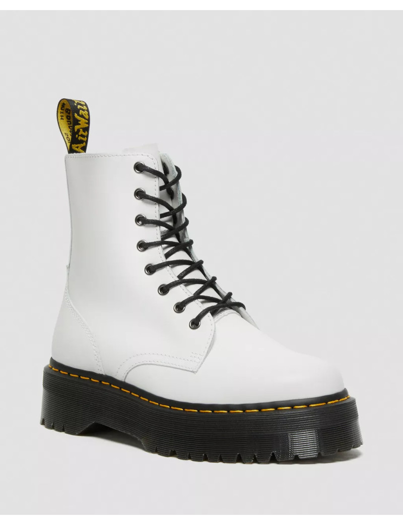 Botas Dr Martens color blanco cordon