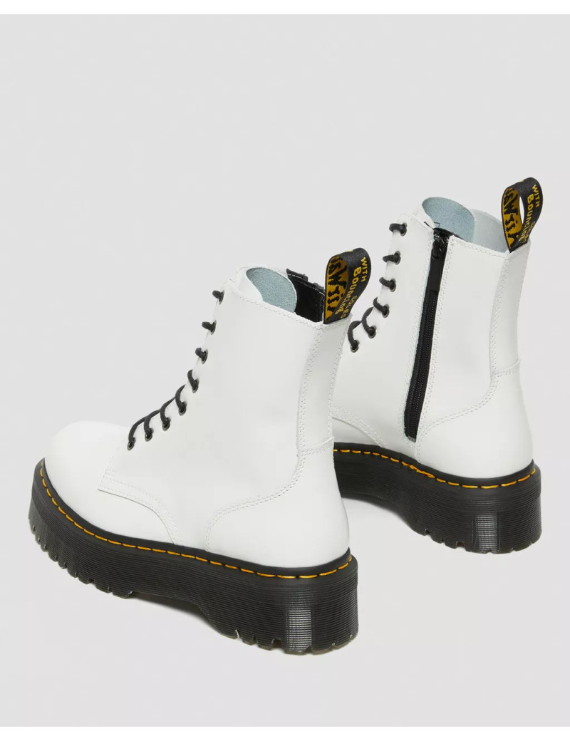 Botas Dr Martens color blanco cordon