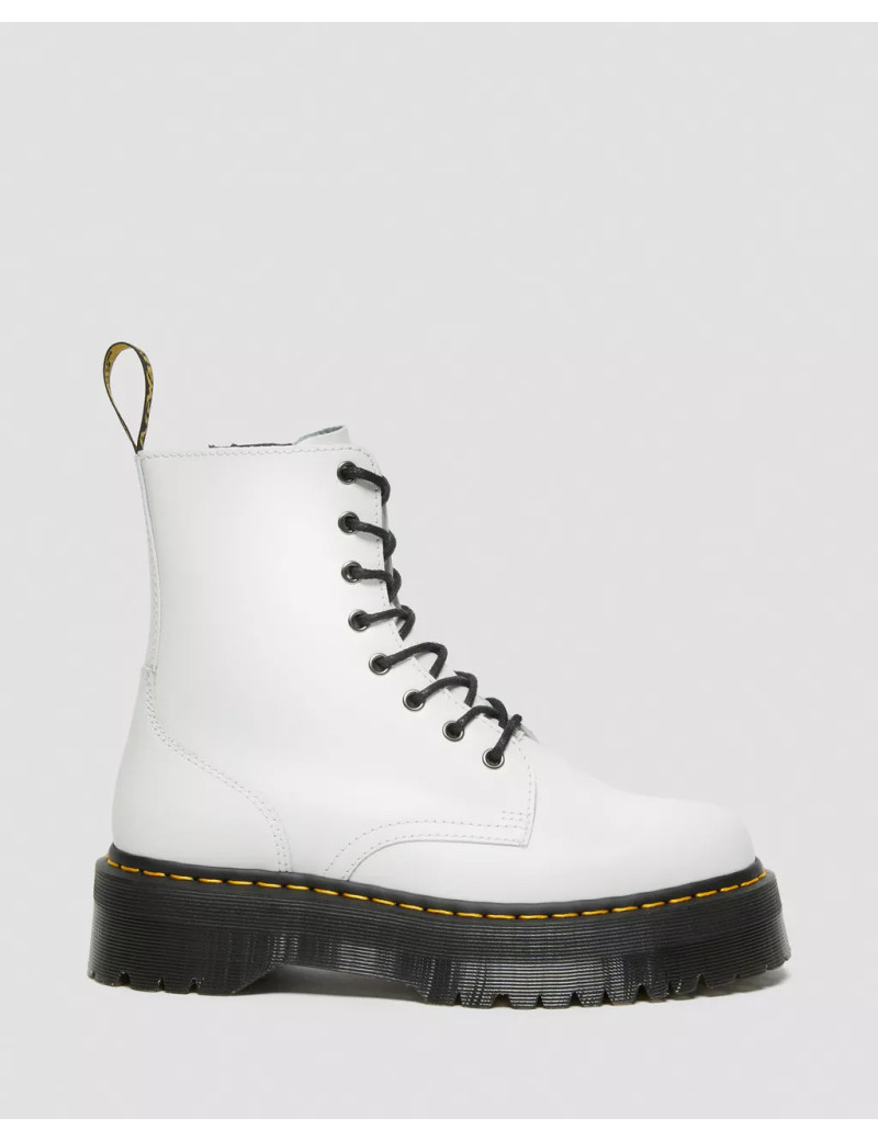 Botas Dr Martens color blanco cordon