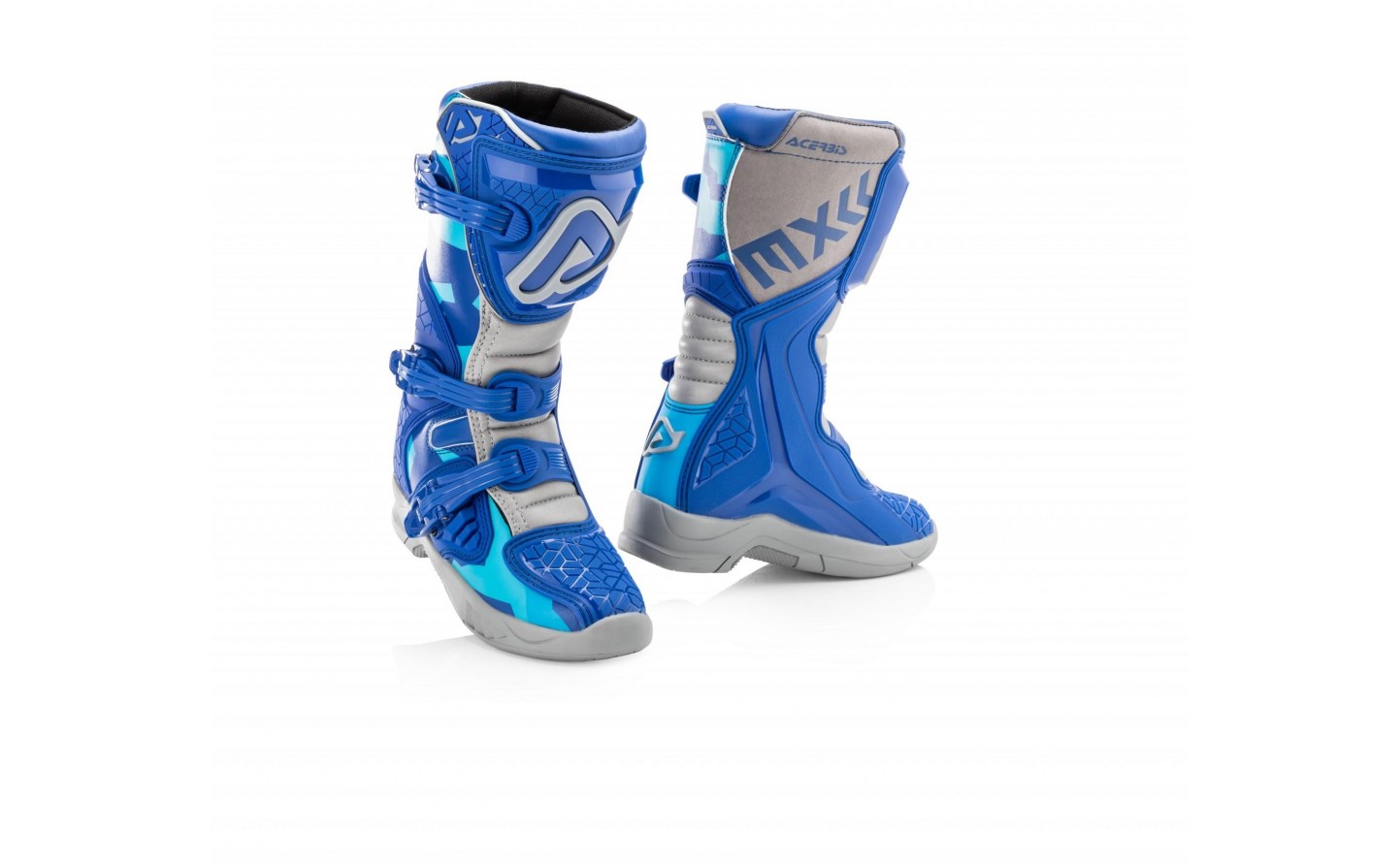 Botas Infantil Acerbis X-Team Jr Azul Gris |0024249.249|