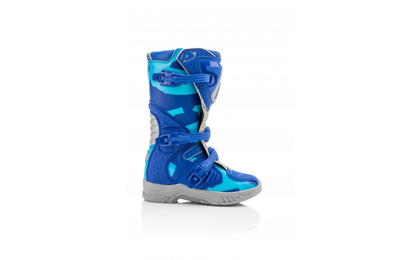 Botas Infantil Acerbis X-Team Jr Azul Gris |0024249.249|