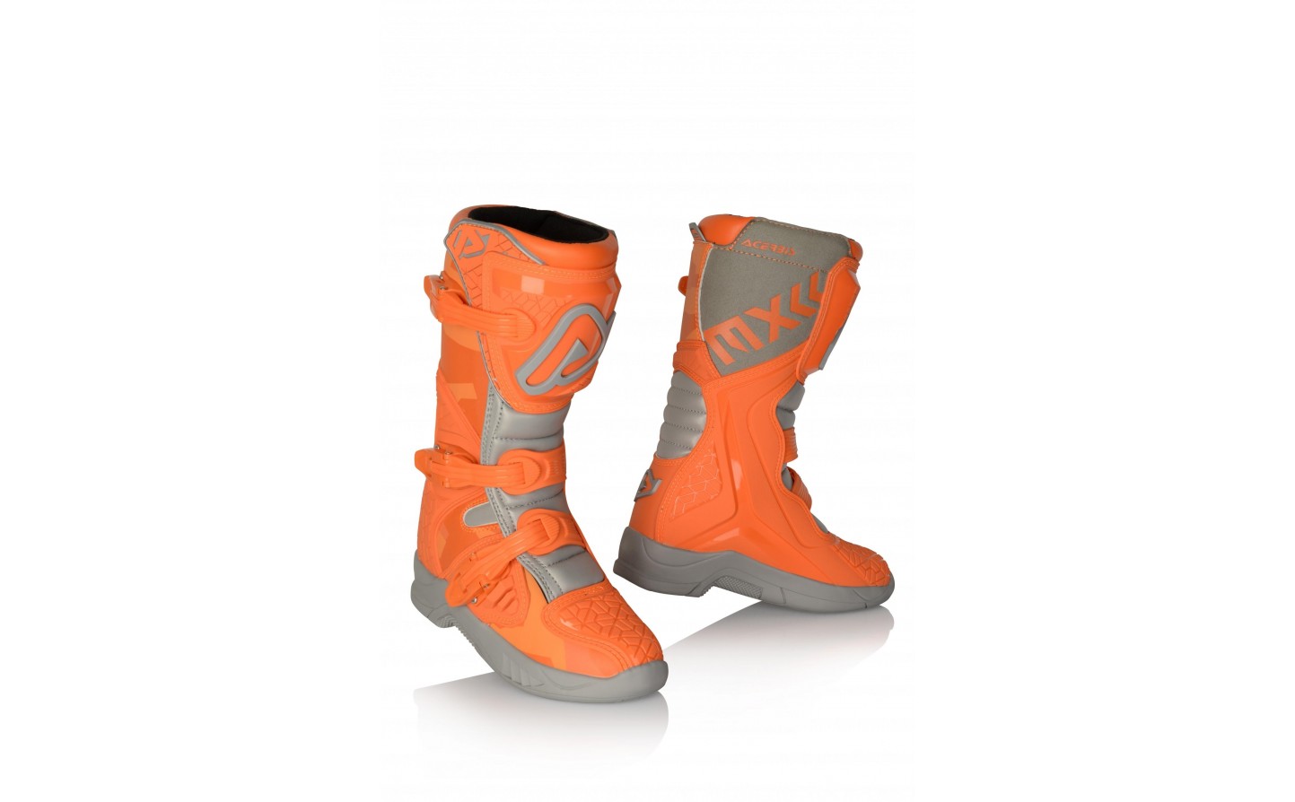 Botas Infantil Acerbis X-Team Jr Naranja Gris |0024249.207|