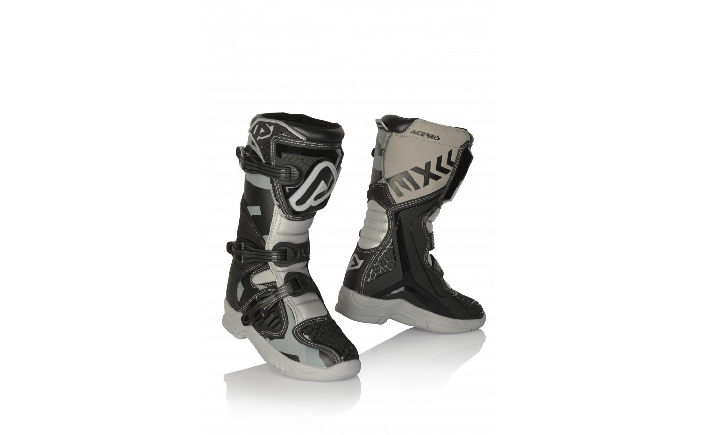 Botas Infantil Acerbis X-Team Jr Negro Gris |0024249.319|