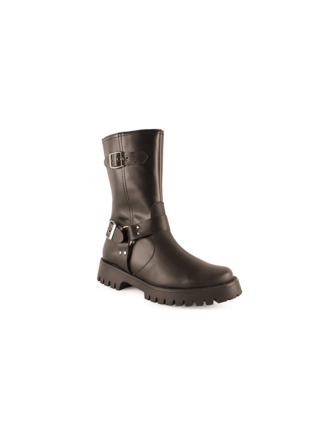 Botas militares mujer con hebillas