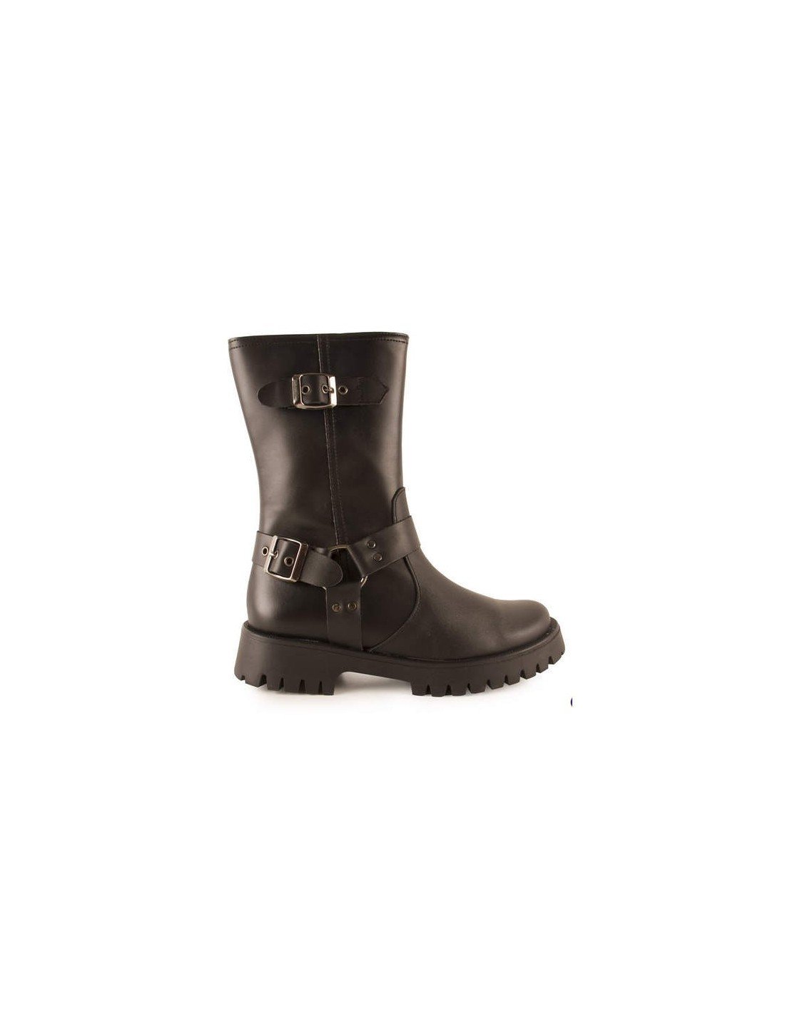 Botas militares mujer con hebillas