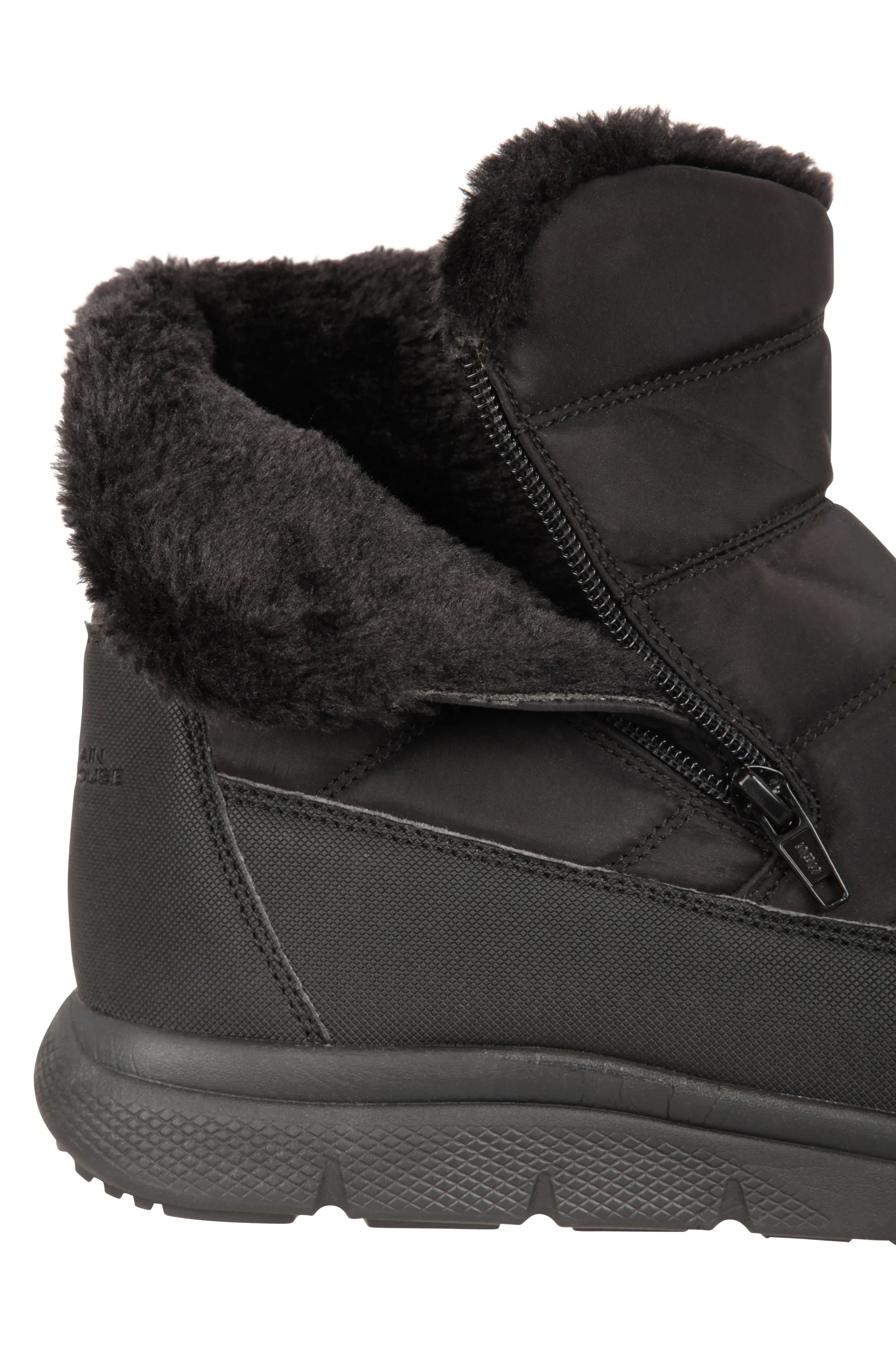 Botas Nieve Boston Forro Polar Mujer