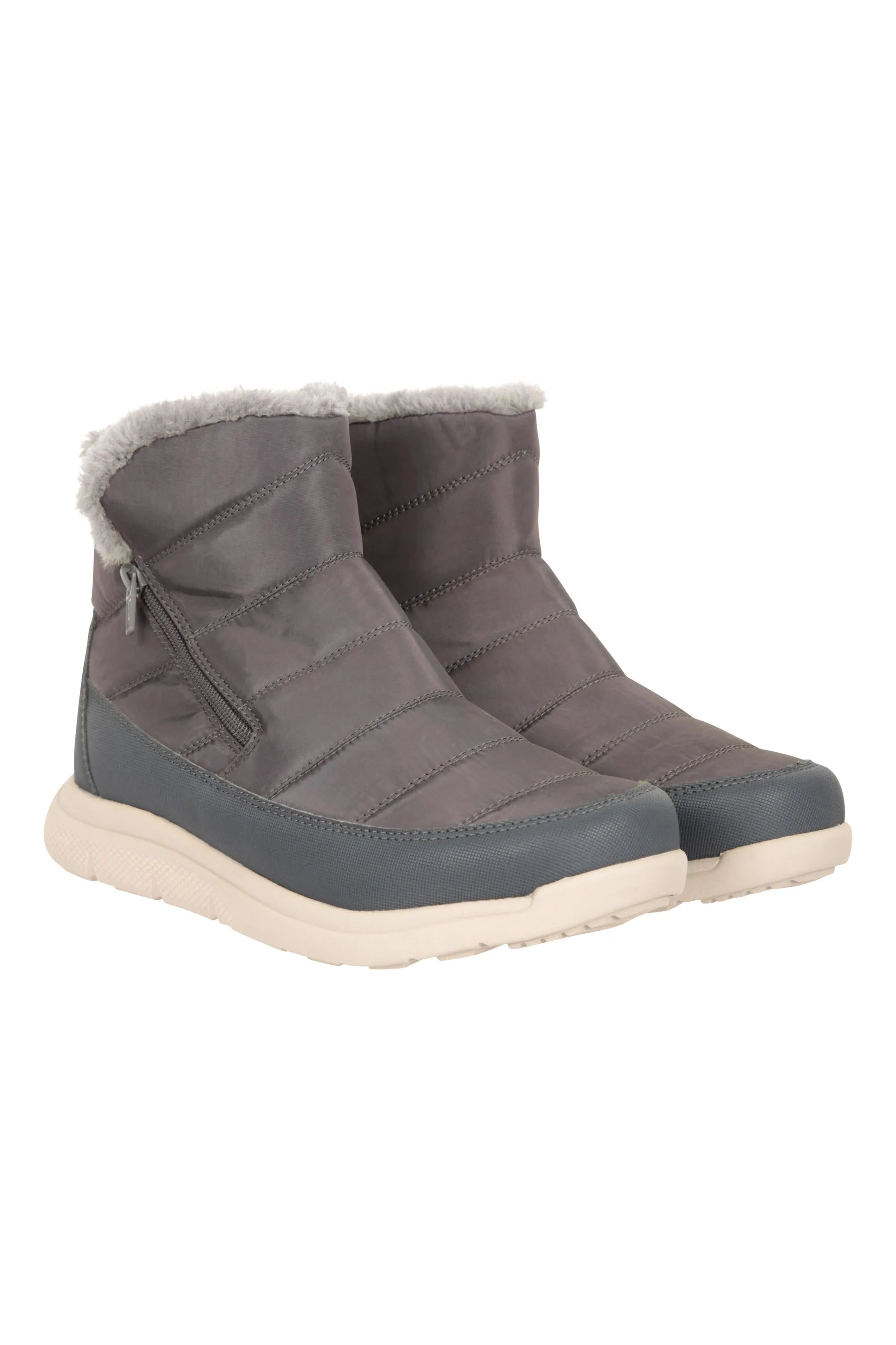 Botas Nieve Boston Forro Polar Mujer