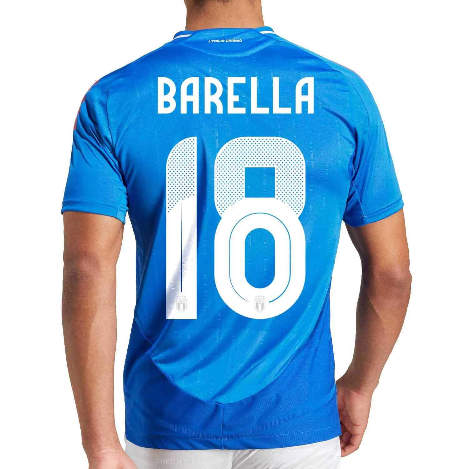 Camiseta auténtica adidas Italia Barella 2024