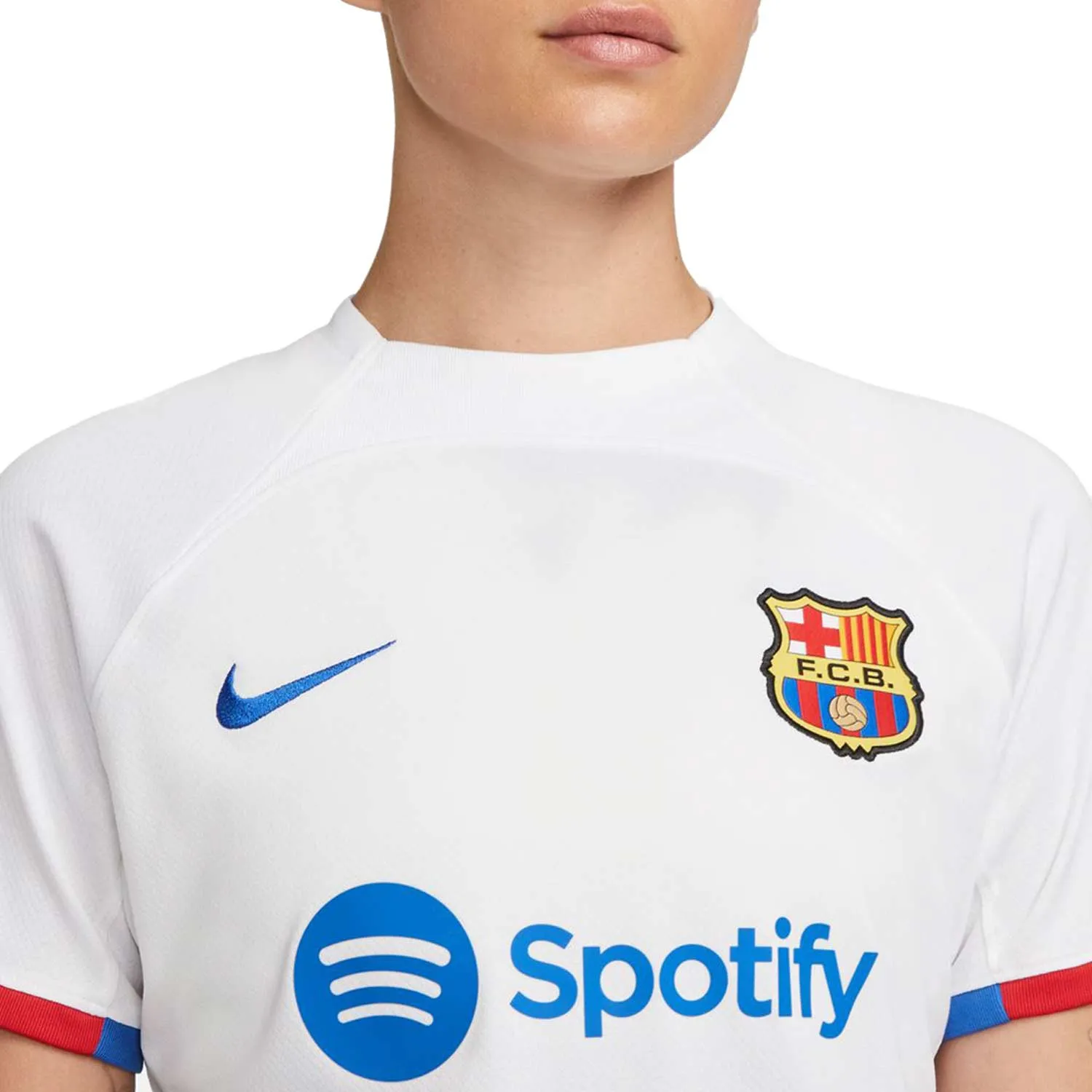 Camiseta Nike 2a Barcelona mujer Gavi 23 24 DF Stadium P UCL