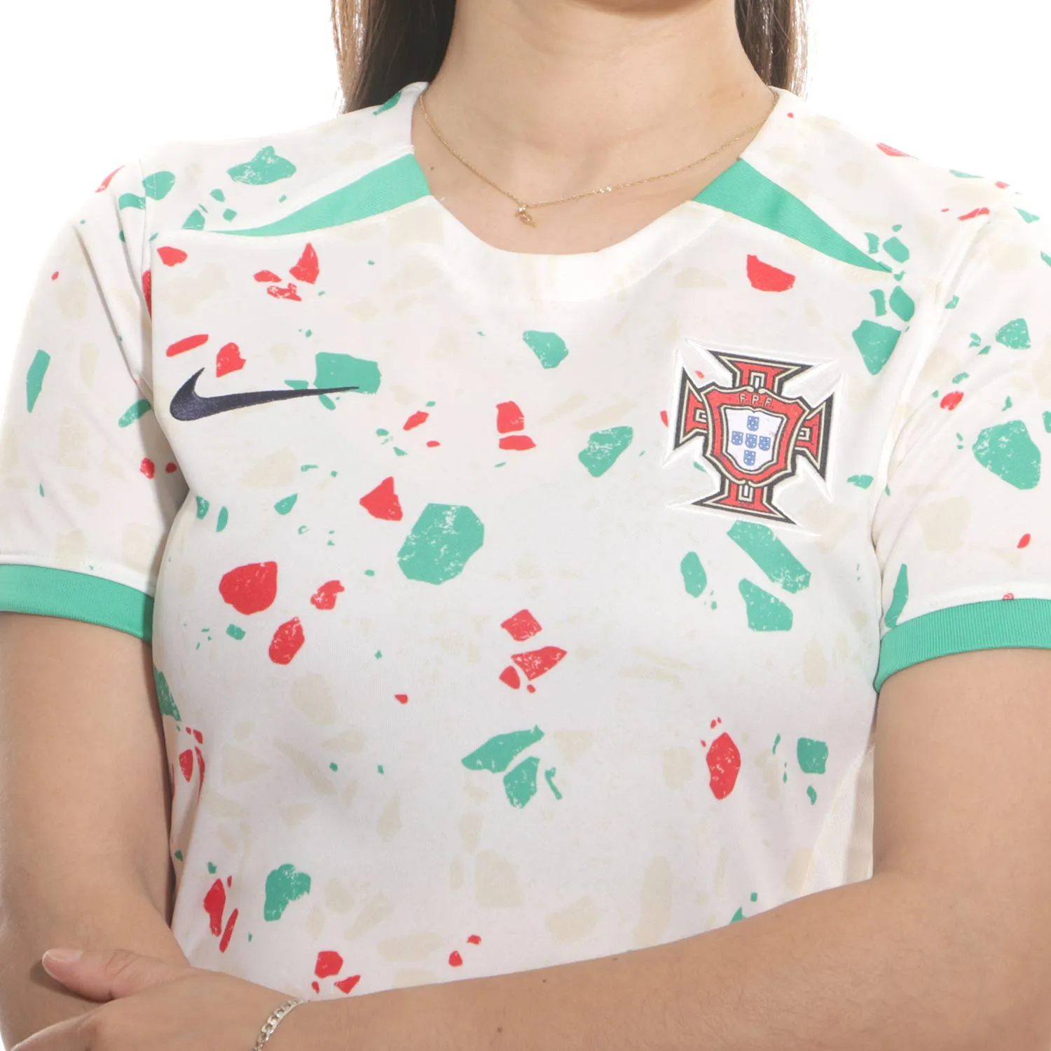 Camiseta Nike 2a Portugal mujer Dri-Fit Stadium WWC 2023