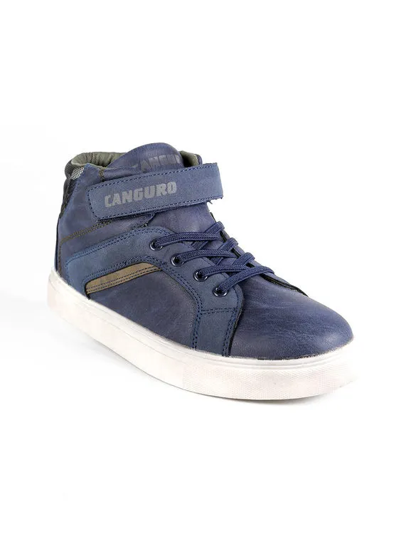 Canguro Zapatillas altas con correa azul