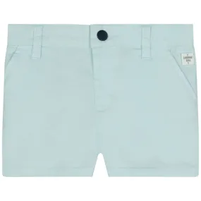 CARREMENT BEAU Pantalón liso sarga de algodón