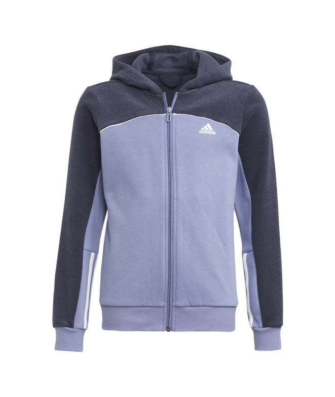 Chaqueta adidas Colorblock Girl Orbit Violet