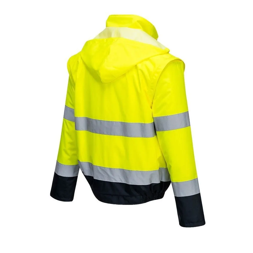 Chaqueta alta visibilidad impermeable 2 en 1 Essential 