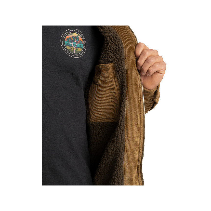 Chaqueta Billabong Barlow Sherpa Cord Para Hombre