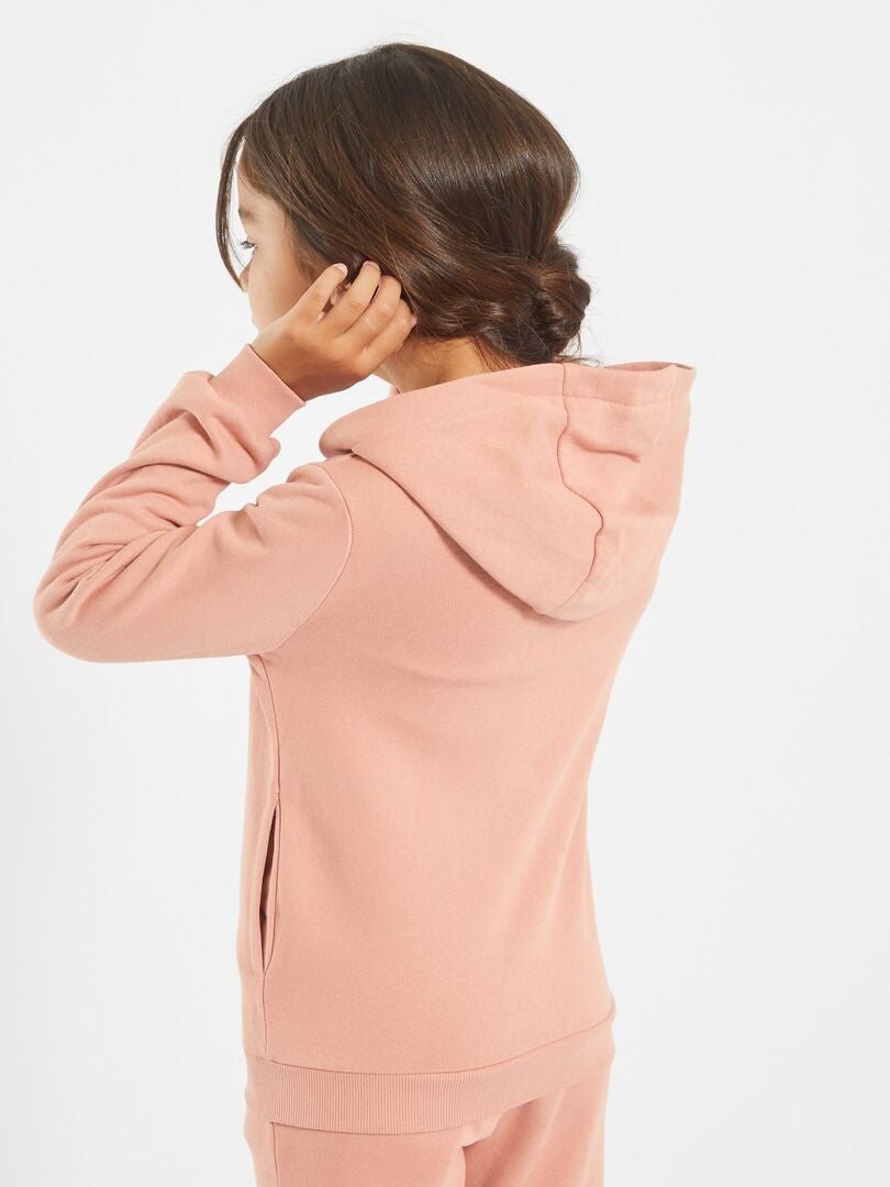 Chaqueta con capucha - rosa