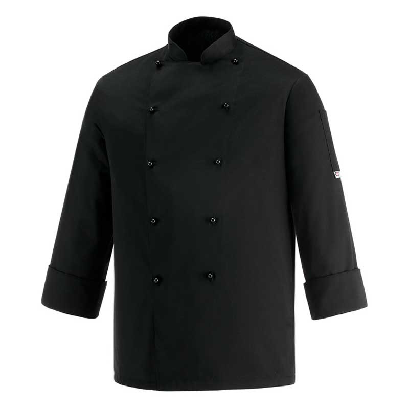 Chaqueta de cocina negra Safety - Egochef