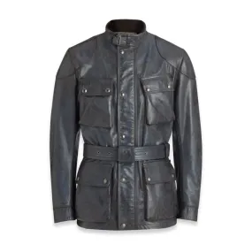 Chaqueta de cuero Trialmaster Insignia Azul - Belstaff