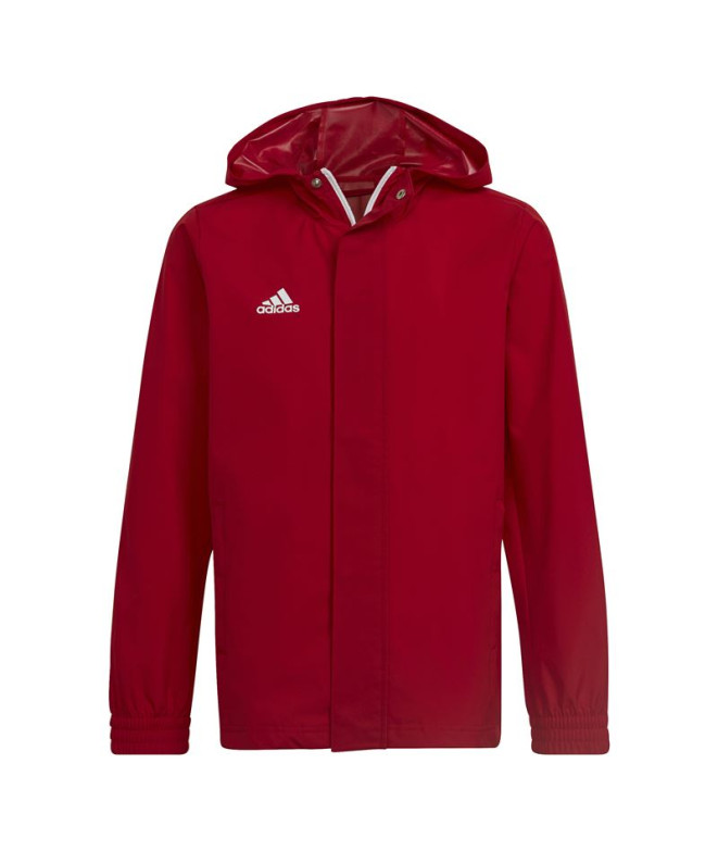 Chaqueta de fútbol adidas Entrada 22 Kids Red