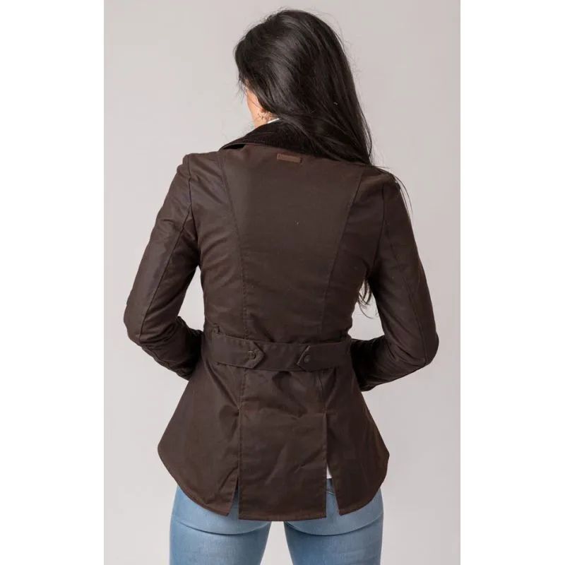 Chaqueta encerada Ambre marrón