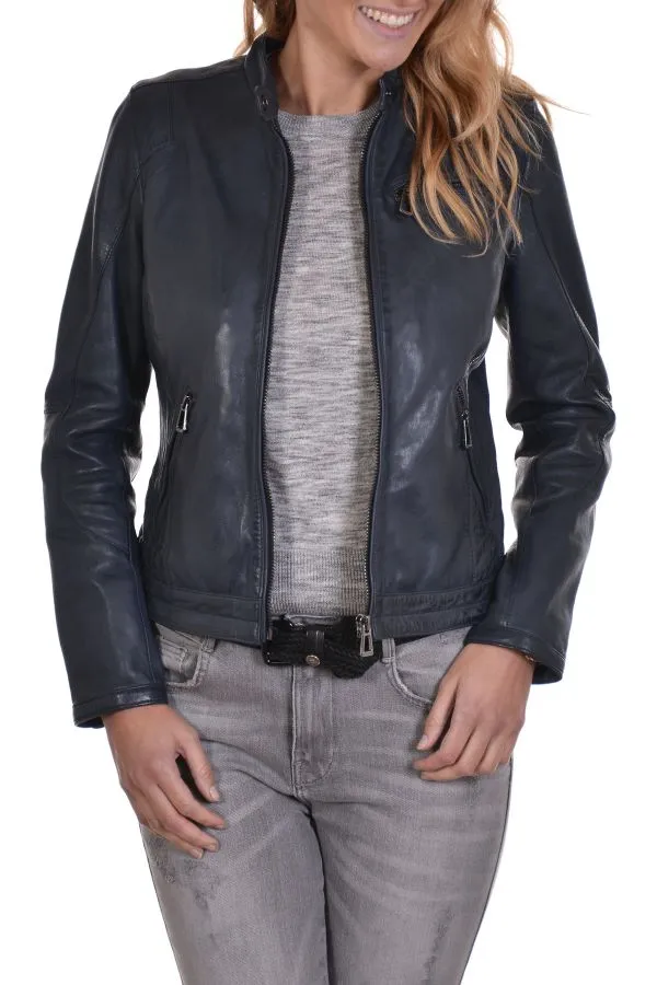 Chaqueta Mujeres Rose Garden Kelly Lamb Ruby Navy Blue