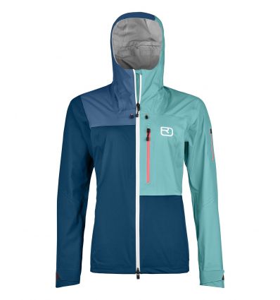 Chaqueta Ortovox 3l Ortler (azul petróleo) Mujer