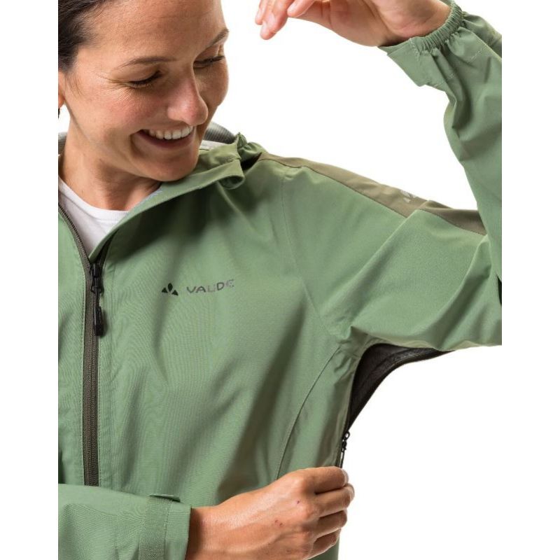 Chaqueta para mujer Vaude Moab Rain Jacket II (verde sauce)