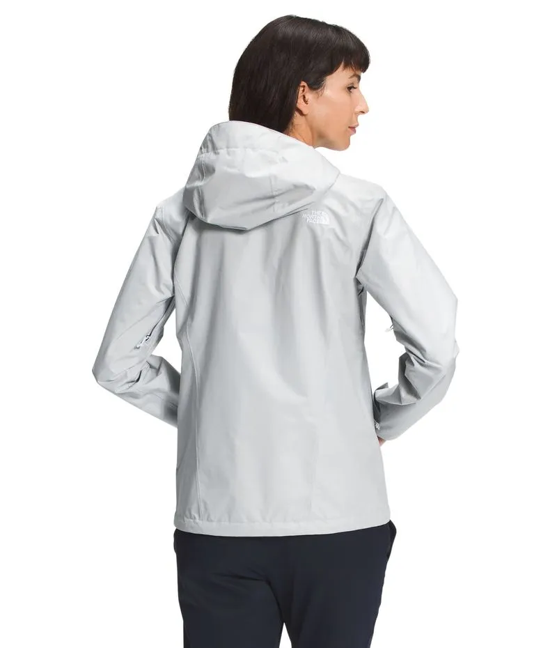 Chaqueta Para Mujer Venture 2 Impermeable Color Gris The North Face