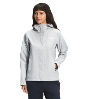 Chaqueta Para Mujer Venture 2 Impermeable Color Gris The North Face