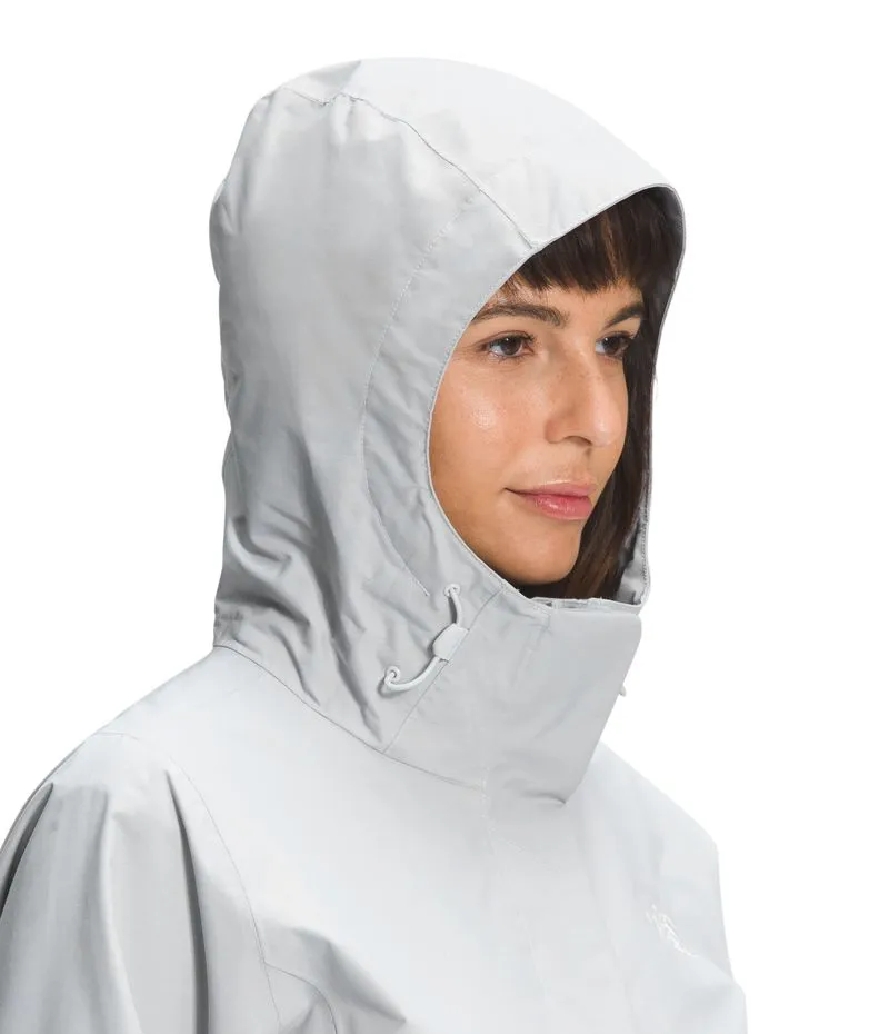 Chaqueta Para Mujer Venture 2 Impermeable Color Gris The North Face