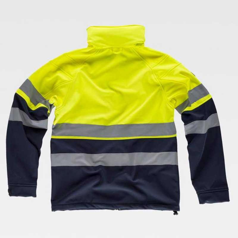 Chaqueta Softshell A.V. combinada con capucha - Workteam