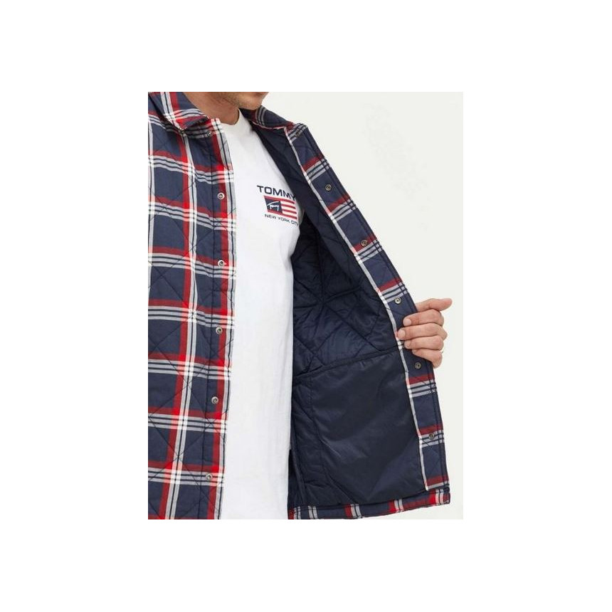 Chaqueta Tommy Hilfiger Padded Check Para Hombre